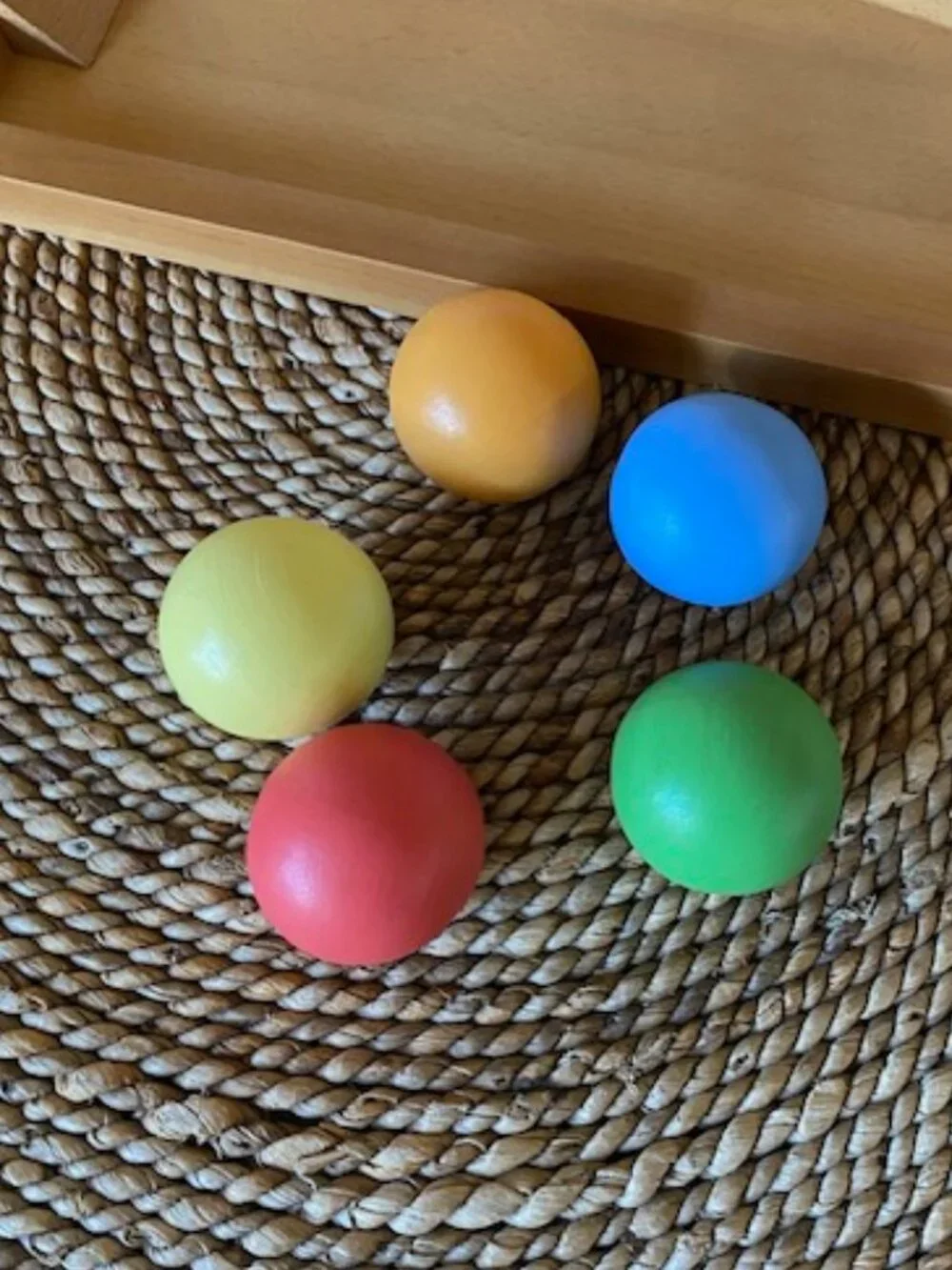 Montessori & Me Ball Tracker with 5 Balls